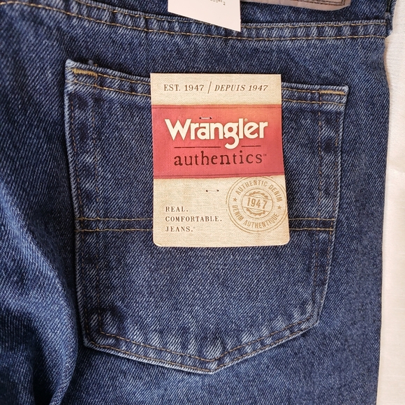 Wrangler Authenics Mens Denim Jeans 38 x 34 New - Picture 5 of 10